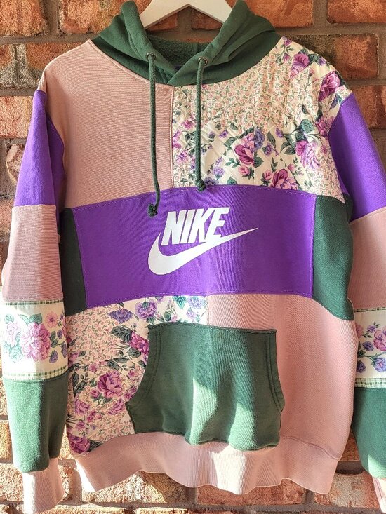 Nike Tops - Nike Patchwork Hoodie